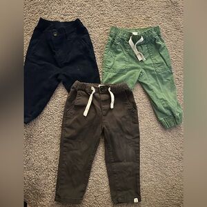 Janie and Jack Kids Formal Bottoms - Navy, Green, Brown